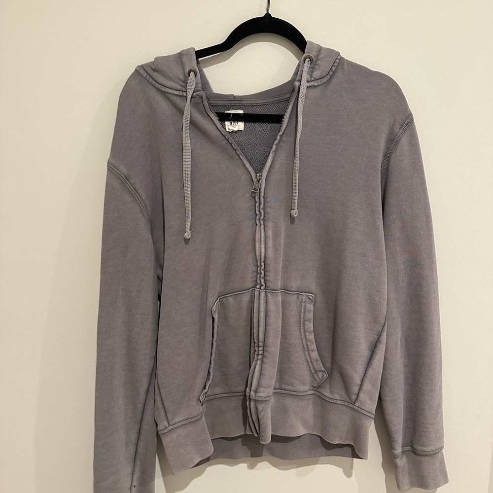 Gap grey zip up